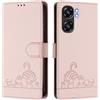 MOJIA Cover per Oukitel C58 PRO/Oukitel C58, Custodia Portafoglio in Pelle PU Premium, Custodia a Libro per Telefono con Porta Carte con Funzione Antifurto RFID. Viola