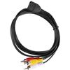 Geavonyg Video Uditivo Senza Perdita USB A 3RCA Cavo 150 Cm per Trasferimento Stabile tra HDTV E Computer