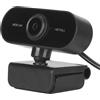 Dpofirs Mini Webcam Full HD 2K con Messa a Fuoco Automatica, Microfono Fonoassorbente Integrato, Pixel da 500 W, per Insegnamento Online/Affari/videoconferenza/webcast/videochiamata/Live Streaming