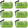ALCAPOWER Set di 6 Batterie Ricaricabili Accumulatore Ni - MH SC 1,2V 2400mAh - T. a Saldare (Confezione da 6 Batterie)