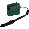 Denash Caricatore del a Manovella, Caricatore di Emergenza USB con Luce LED, Caricatore Mobile Portatile per Escursioni All'aperto (GREEN)