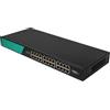Mach Power Switch 24 Porte Fast Ethernet Unmanaged, Montaggio Rack 19, Plug & Play, 10/100 Mbps, Ideale per Reti LAN in Uffici, Scuole e Ambienti Professionali (SW-UF24L-055)