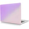 HLAAJJX Custodia per Macbook 12 pollici 2017 2016 2015 Pubblicazione Modello A1534 con display Retina, Caso protettivo di plastica liscio e colorato, Viola sfumato