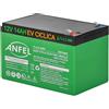 ANFEL Batteria Lead Acid AGM 12V 14Ah al Piombo Ricaricabile Ciclica Pila Batteria Ermetica Batterie di Ricambio per Carrelli Golf Cars Carrozzina Tagliaerba Scooter Trattorino Tosaerba