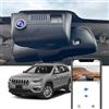 Fitcamx Dashcam 4K per Jeep Cherokee 5th Gen 2014-2022 (HD2-8608), OEM 2160P video camera auto WiFi, G-sensor, registrazione in loop, WDR dash-cam auto, Plug & Play, 64GB card