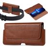ZORSOME Custodia in vera pelle per Galaxy Xcover6 Pro, A72, Xcover7, custodia da cintura per cellulare Xiaomi Max 2 3, Note 10, Max, Redmi 12, marrone