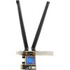 KAKAKE Adattatore WiFi Wireless, Scheda Ad Alta velocità WiFi PCIE Dual Band 1200Mbps 2.4G 5G per Computer