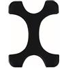 SAMTN Custodia per HDD da 2,5 pollici, custodia per disco rigido antiurto in silicone da 2,5 pollici, custodia per disco portatile HDD Storage Case Protector Cover (nero)