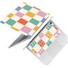 HLAAJJX Custodia Cover per 2015 2016 2017 MacBook 12 Pollici (A1534),Protettiva Hard Shell Case & Copritastiera Cover per MacBook 12 Retina,Plaid Colorato