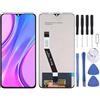 CWONCONGOIN Display LCD del Telefono Cellulare Schermo LCD TFT per Xiaomi Redmi 9/Redmi 9 Prime/Poco M2 Digitazer Assemblaggio Completo (Nero) Parte di Riparazione