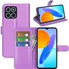 BOCTECH Cover per Honor X6 / Honor 70 Lite/Honor X8 5G, Custodia a Libro Portafoglio in Pelle PU e Silione Morbido con Porta Carte, Magnetica e Supporto Flip Case Antiurto per Honor X6, Viola