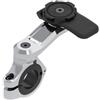 Quad Lock - Supporto per manubrio da moto Pro cromato per iPhone, Samsung Galaxy e Smartphone Pixel