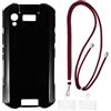 Shantime Custodia TPU con Tracolla/Collana a Spalla Compatibile con Zebra TC21, Cover Protettiva Antiurto con Laccio Regolabile