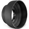Generico PARALUCE COLLASSABILE LENS HOOD 62MM 3IN1 gomma collapsible rubber 3 in 1 cover cap tappo protezione obiettivo lente ottica 62 MM gomma