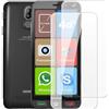Shantime Set 2 Pellicole Protettive in Vetro Temperato Compatibile con Brondi Amico Smartphone S Nero, Anti-Graffio, Alta Trasparenza, Facile da Applicare