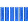 Generic 6 Pezzi 3500 mAh Batteria Ricaricabile, Flat Top NiMH Batterie, Cima Piatta Alta Capacità Batterie Ricaricabili per Fotocamera/Piccolo Ventilatore/LED Lampada Frontale/Luci Solari, Blu