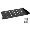 HMF 65499 Ripiano per armadio server | 19 pollici | 1 U | profondità di installazione 250 mm | nero
