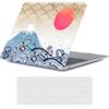 FFBOFFC Cover Compatibile con MacBook Air 11 pollici 2015 2014 2013 2012 2011 2010 Modello A1465 A1370, Plastica Protettiva Custodia Rigida Case & Tastiera Cover, Monte Fuji