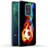 Mixroom - Cover Custodia Back case In TPU Silicone Morbido Per Xiaomi Redmi Note 9 Fantasia Calcio E82
