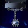 Hosrivae Supporto da auto girevole e retrattile per specchietto retrovisore, montaggio a scatto anti-scossa, compatibile con tutti gli smartphone, per una facile installazione/rimozione