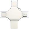 Generic 4-in-1 Metallo USB Flash Drive Telefono Mobile Computer Doppio Uso USB3 0 Supporto Tipo-C Micro iOS Dispositivi 16GB