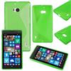 ebestStar - Cover Compatibile con Nokia Lumia 930 Custodia Protezione S-Line Design Silicone Gel TPU Morbida e Sottile, Verde [Apparecchio: 137 x 71 x 9.8mm, 5.0'']