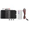 Plyisty Amplificatore Stereo Bluetooth, Ricevitore Amplificatore a 4 Canali, Amplificatore Audio per Auto Super Bass da 40 W, Lettore MP3, Lettore CD/Dvd con modalità di Campo Sonoro,