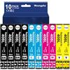 Woungzha 408L Cartucce d'inchiostro compatibili per Epson 408 408L per Epson Workforce Pro WF-C4810DTWF (10 confezioni)