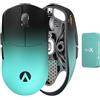 Lamzu Maya X - Mouse da gioco wireless, ultra leggero 47g, interruttore ottico, 30000 DPI, simmetrico, Nordic 52840, codificatore antipolvere, sensore PAW3950