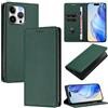 Beajew Cover per Samsung Galaxy M33 5G Flip Custodia in Pelle PU, Premium Cover Portafoglio Funzione Supporto Magnetica Slot Schede Protettiva Custodia Resistente Antiurto Wallet Case - Verde scuro