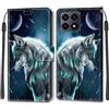 TOMYOU Cover per Honor X8A Custodia, Flip Caso Antiurto Portafoglio Custodia, Premium PU Pelle Cover compatibile Honor X8A