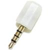 TechnoMedia AntJack antenna radio FM simulatore cuffiette vivavoce per Smartphone 3,5mm colore BIANCO