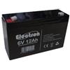 Electron BATTERIA AL PIOMBO RICARICABILE 6 V 12 AH 151X51X93mm PER MOTO PEG PEREGO FASTON