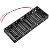 BliliDIY 3Pcs 10 Slot Per Batterie Aa Scatola Portabatterie Per Kit Batterie Fai Da Te 10Xaa