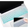 DAMMOMKO Cover per tastiera Lenovo IdeaPad 5 15.6'', ideaPad Flex 5 15IIL05, Lenovo Yoga 7i 15ITL5, Yoga Slim 7 15IIL05, Lenovo ThinkBook 15 G2 G3 15P, pellicola protettiva - menta graduale +