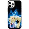 Mixroom - Cover Custodia Back case In TPU Silicone Morbido Per iPhone 14 PRO Fantasia Poker D58