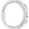 AISPORTS 2 Pezzi Compatibile con Samsung Galaxy Watch 8 40mm Custodia per Donna, Custodia Rigida in PC Con Bordo Antiurto e Strass di Cristallo con Cornice Protettiva per Galaxy Watch 8 40mm