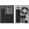 NJOY Echo Pro 1000 Gruppo di Continuità Server 1000VA 800 Watt, Doppia Conversione Online Onda Sinusoidale Pura, 3 Uscite Schuko, USB, RS232, EPO, Slot SNMP, 2 Batterie 12V-7Ah - Garanzia 3 Anni