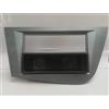 Electric House Mascherina Grigia Cornice telaio Adattatore autoradio stereo 2 doppio iso 1 DIN per Seat Leon 2005 > 2012 Con cassetto rimovibile MS269