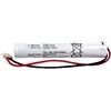 ISNATCH Batteria per lampade emergenza 3sc 3.6v 1800mah molex