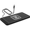 Generico Tappetino caricabatterie wireless per auto, caricabatterie per auto wireless | Caricatore per auto wireless da 15 W magnetico | Supporto per caricabatterie da auto, tappetino di ricarica per telefono