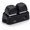 Sxhlseller Tastierino a 2 Tasti, Tastiera Meccanica USB Bluetooth Dual Mode con una Sola Mano, Tastierino Macro Programmabile con Retroilluminazione RGB per Wins per Ufficio Giochi