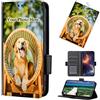 TIANDIMY Custodie Personalizzate per Motorola Moto E6S 2020, Cover Personalizzata con Foto e Testo Moto E6S 2020 Custodie da Cintura, Pelle Portafoglio con Supporto Flip Case Cover - Black