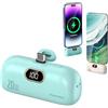 Bpoeee 10000mAh Mini Portable Charger Power Bank for Phone, Portable Charger Power Bank for iphone (Green,for Type-C)