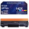 OGOUGUAN 142A W1420A 142X Cartuccia Toner Compatibile per HP Laserjet MFP M110w M140we M110we M139w M139we - Nero (Senza Chip, 200000 Pagine)