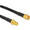 DELOCK CABLE ANTENNA RP-SMA CFD/RF200 1M M/W