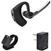 heacker Sostituzione Walkie Talkie Wireless Headset Auricolari Bluetooth Radio bidirezionale Cuffie Auricolare per Baofeng 888s UV5R