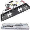 AntDau71 - Porta targa per auto con telecamera posteriore hd led e sensori di parcheggio visione notturna retromarcia per parcheggio per veicoli europei cw237
