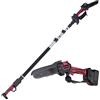 CCLIFE Mini motosega a batteria, set 2 in 1 con asta telescopica da 2 m, compatibile con Makita 18 V/20 V (senza batteria)