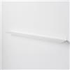 Steelnovo | Zeno, Mensola da Parete in Metallo Verniciato, Mensola da Muro Portaoggetti, 100x3x15 cm, Colore Bianco, Design Minimal e Moderno, Scaffale da Muro, Made In Italy